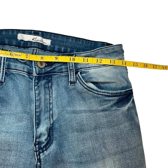 Kancan Mid Rise Skinny Jeans Size 9/28 Light Wash Ankle Denim Casual Stretch - Picture 3 of 10